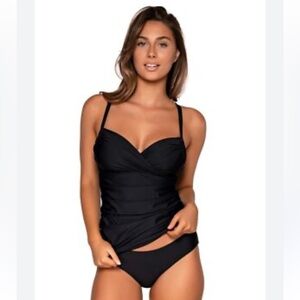Womens Tankini Swimsuits‎ with Tummy Control Modest NWT Size M